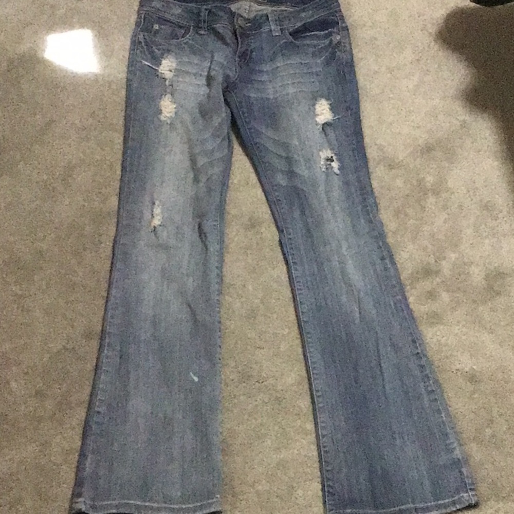 blue GLA jeans, worn twice.